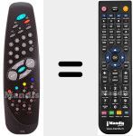 Replacement remote control for RC 1010 (00008060)