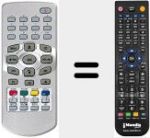 Replacement remote control for RC 1091 (30044625)