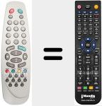 Replacement remote control for RC1540