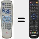Replacement remote control for RC 193
