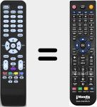 Replacement remote control for RC1994301 (04TCLDIV0017)