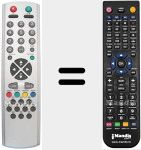 Replacement remote control for RC2040