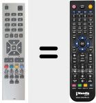 Replacement remote control for RC2440