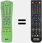 Replacement remote control for RC2573 01