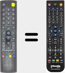 Replacement remote control for RC3010E01