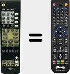 Replacement remote control for RC666S (24140666)