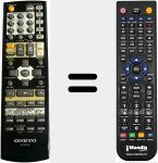 Replacement remote control for RC681M (24140681)