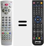 Replacement remote control for RC-T10