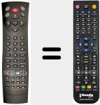 Replacement remote control for RCT10