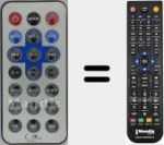 Replacement remote control for REMCON1484