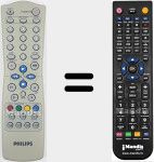 Replacement remote control for REMCON1664