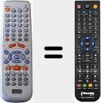 Replacement remote control for REMCON185