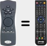 Replacement remote control for RC331604/01B (REMCON446)