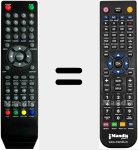 Replacement remote control for REMCON648