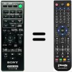 Replacement remote control for RM-AMU153 (149016711)