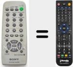 Replacement remote control for RM-SCP300 (147670511)