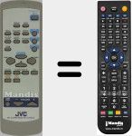 Replacement remote control for RM-SUXP3R