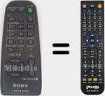 Replacement remote control for RMSD70S
