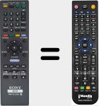 Replacement remote control for RMT-B104C