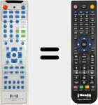 Replacement remote control for RNC-46