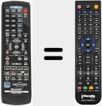 Replacement remote control for RRMCGA137AWSA