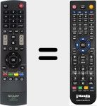 Replacement remote control for GB042WJSA (RRMCGB042WJSA2)