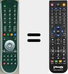 Replacement remote control for RTI90320500T2HDUK