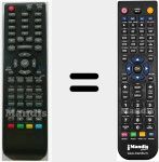 Replacement remote control for LDD2450