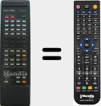 Replacement remote control for RR-927-AMP4