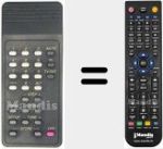 Replacement remote control for REMCON849