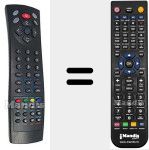 Replacement remote control for RCT10 (00020868)