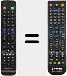 Replacement remote control for SL-19 DSBAI+