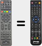 Replacement remote control for SMT32N40HC3L1B1