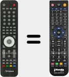 Replacement remote control for SRT40FZ4003N