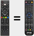 Replacement remote control for NVR-8050-40FHD2S-SMA