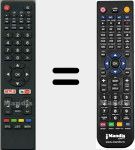 Replacement remote control for SA40S55N