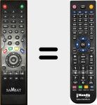 Replacement remote control for HD60Mini