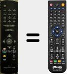 Replacement remote control for RC1243 (30027333)
