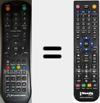 Replacement remote control for LD195-D13HB