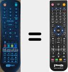 Replacement remote control for SELD24-881HDB
