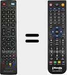 Replacement remote control for Infrared (SHW-RMC-0104-IR)
