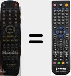 Replacement remote control for HFDL-1080