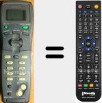 Replacement remote control for RM-LJ301 (147572611)