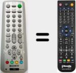 Replacement remote control for RM-W100 (147786114)