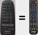 Replacement remote control for RM-SD70 (147511511)