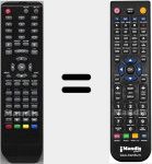 Replacement remote control for RC57DUSB