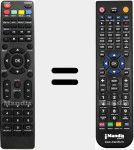 Replacement remote control for TDL19R4ST006