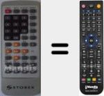 Replacement remote control for MPIX355