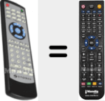 Replacement remote control for MPIX457