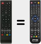 Replacement remote control for BM40L81+